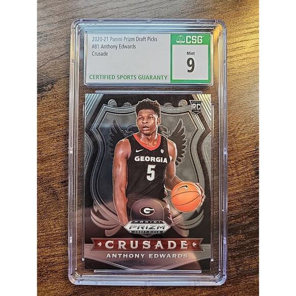 Anthony Edwards 2020-21 Panini Prizm Draft Picks #81 - Crusade Rookie Card - Picture 1 of 4
